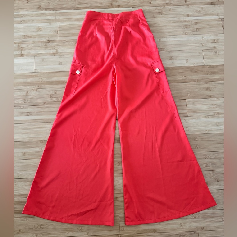Muy Muy Palazzo Orange wide leg pants small